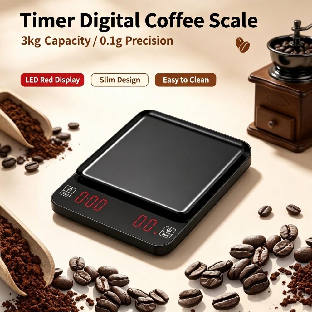 Electronics & Gadgets Charging Gocable 8 In 1 Edc 100W Cable - 3kg/0.1g High Precision Digital Coffee Scale,