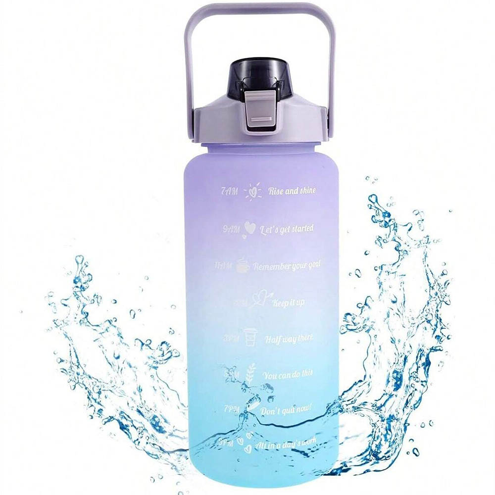 Smart Water Bottle Tracker - 2L Water Bottle Motivational Water Bottle