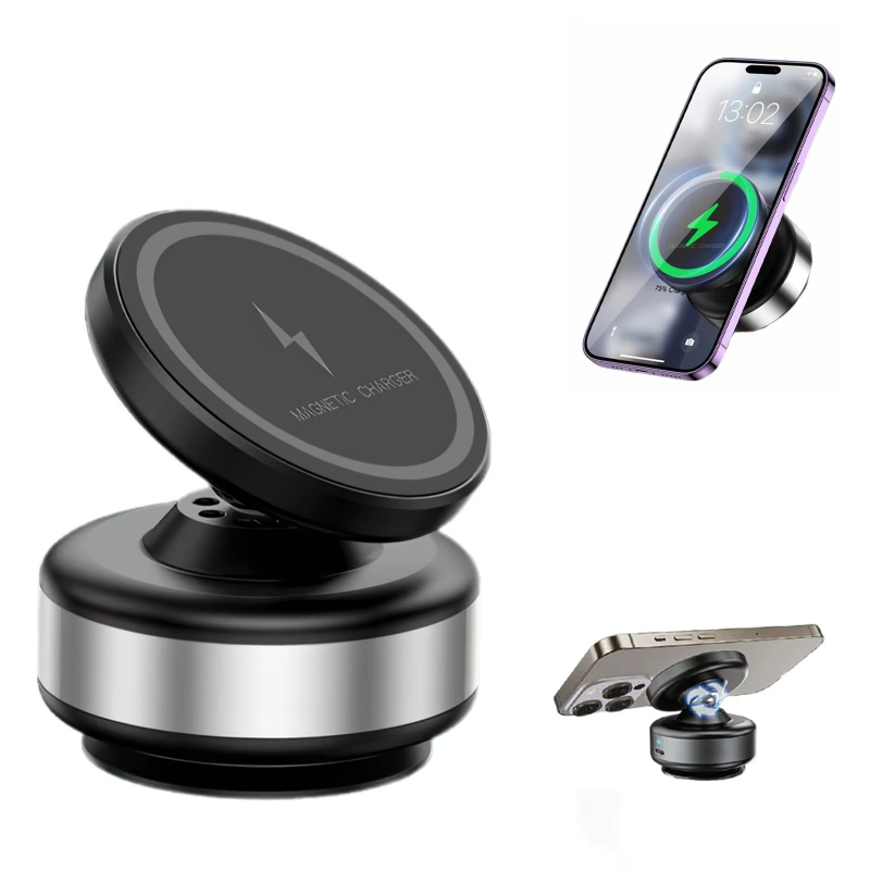 Magnetic Charging Cable - Car Wireless Charging Vacuum Phone Holder