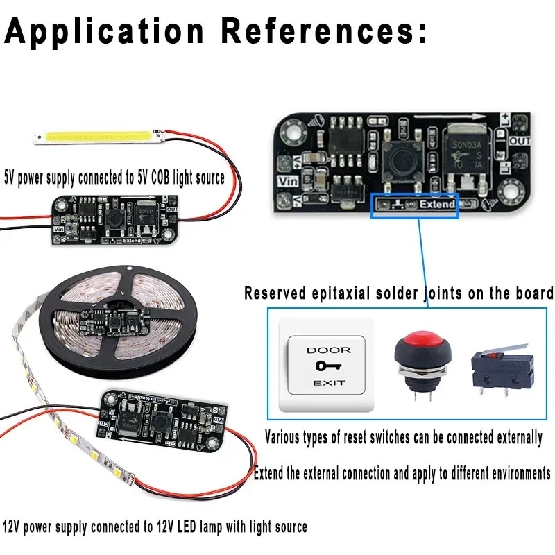 Electronics & Gadgets Charging Gocable 8 In 1 Edc 100W Cable - Micro Button Dimming Board Key Module