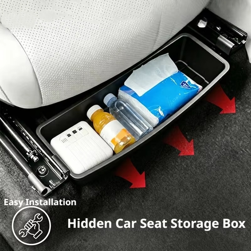 Electronics And Gadgets - Under Seat Storage Box Universal Car