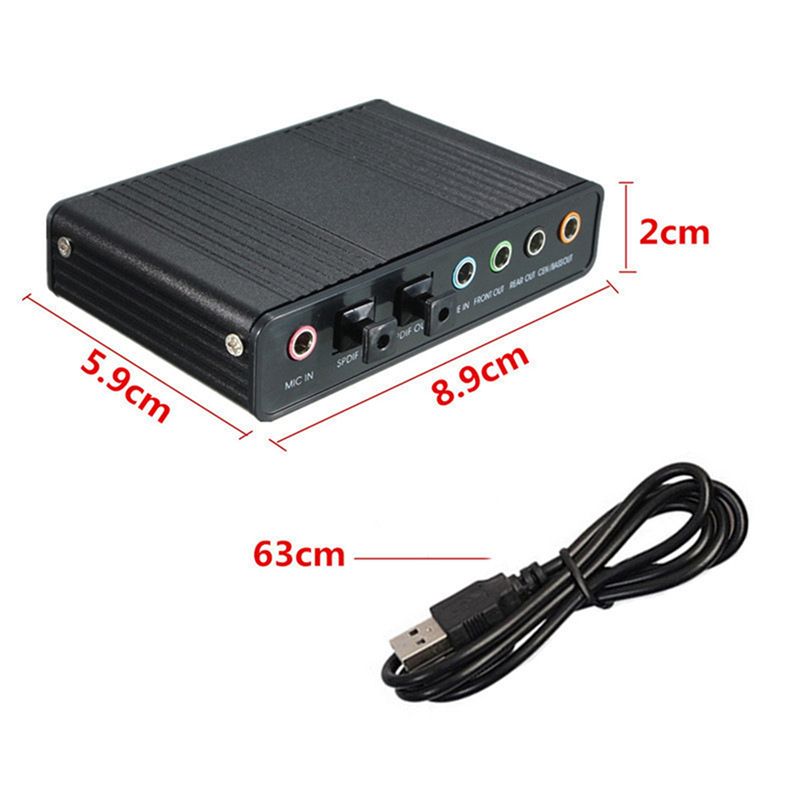 AA19 USB Optical Sound Card 6  - Usb Sound Card External ulasan dan harga