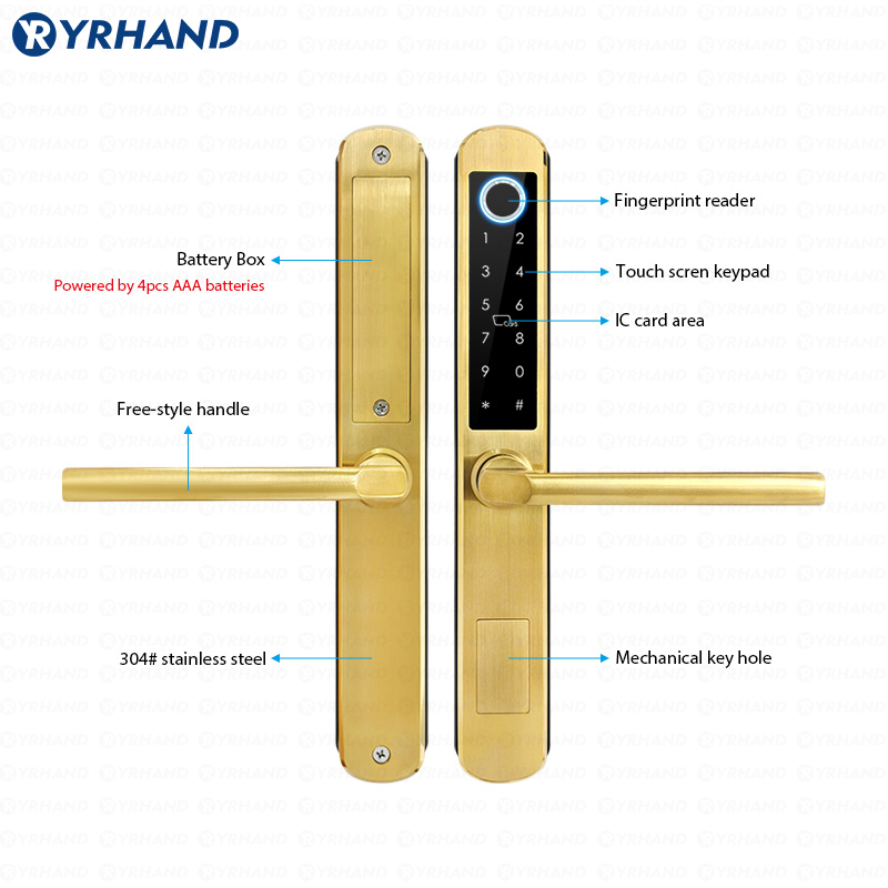 IP66 Gold Stainless steel Slid - Unique Electronics Gadgets ulasan dan harga