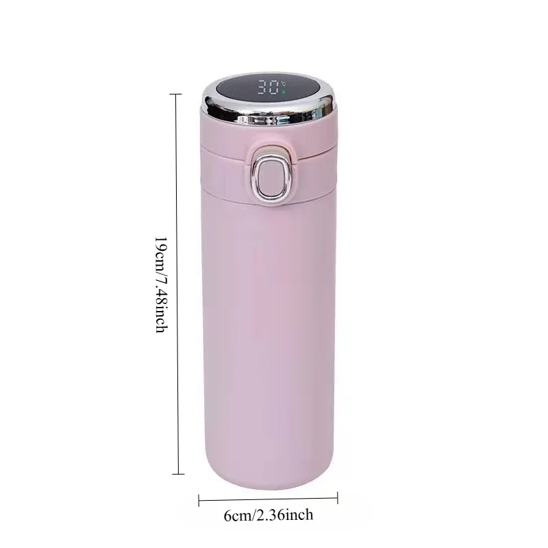 400ML Smart Thermos Stainless  - Smart Water Bottle Tracker ulasan dan harga