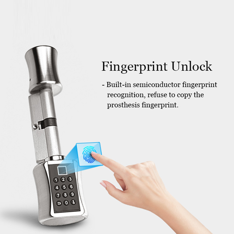 Fingerprint Smart Cylinder Loc - Unique Electronics Gadgets ulasan dan harga