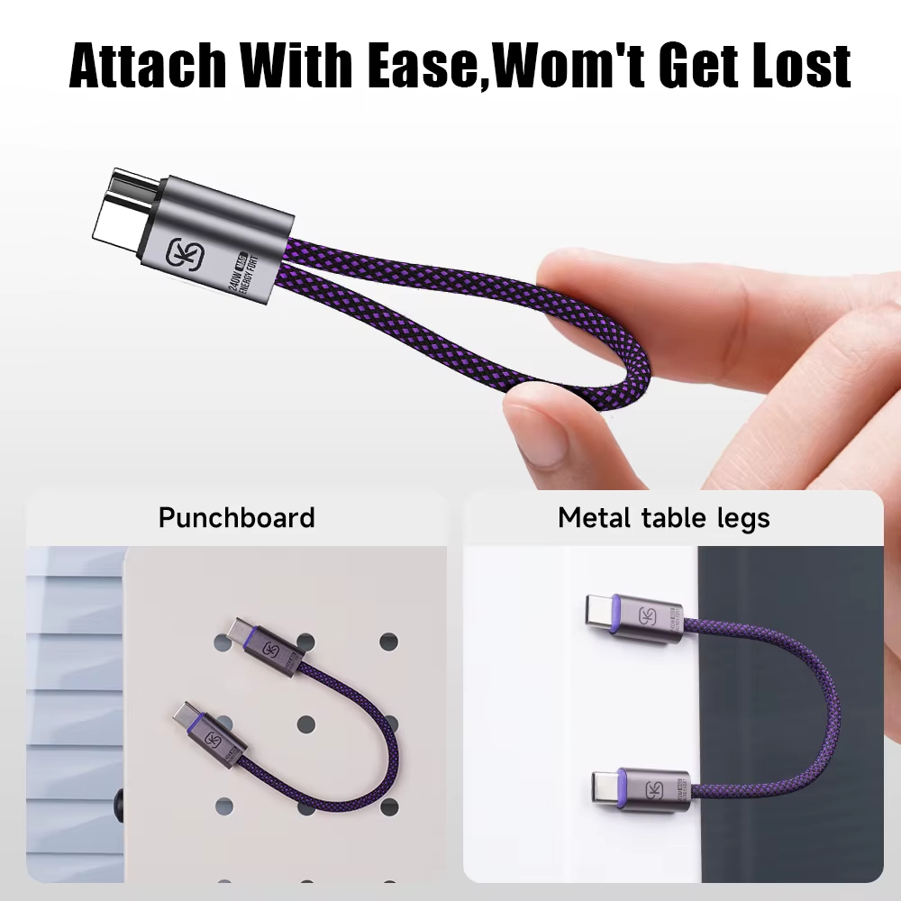 240W Magnetic Short Cable 0.16 - Magnetic Charging Cable ulasan dan harga