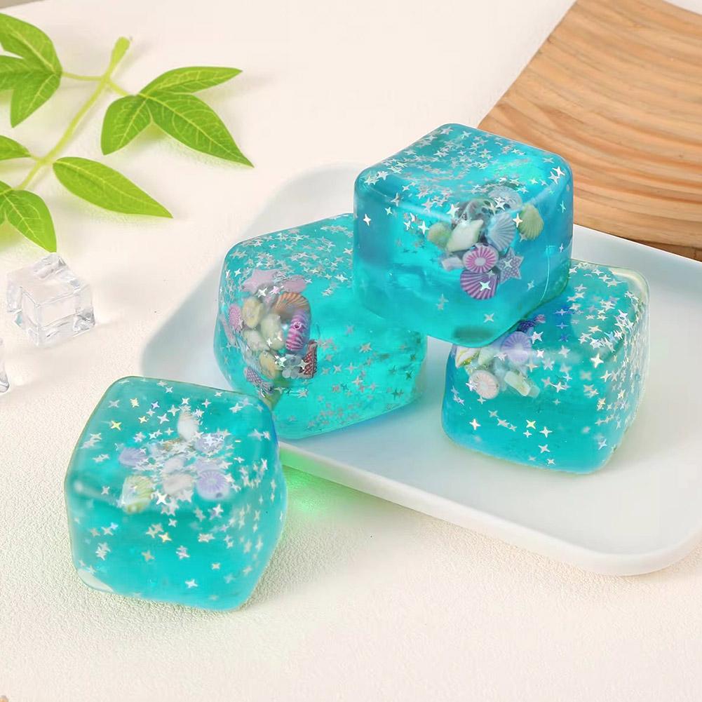 Clear Ocean Cube Squeeze Toy w - Electronics Latest Gadgets ulasan dan harga