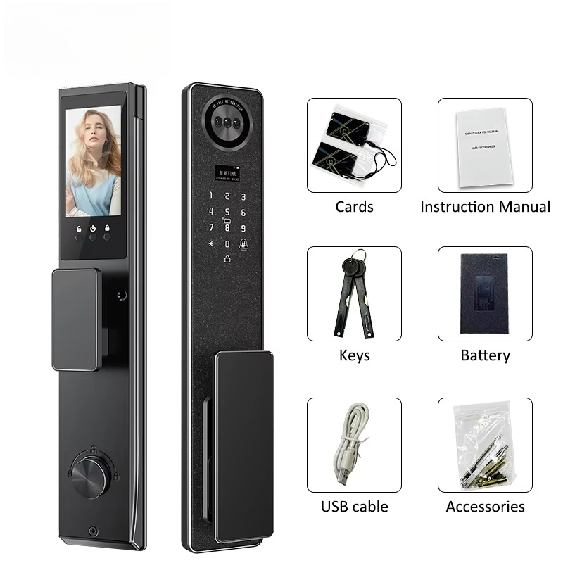 Tuya WiFi Smart Door Lock, Hom - Electronics & Gadgets Charging Gocable 8 In 1 Edc 100W Cable ulasan dan harga