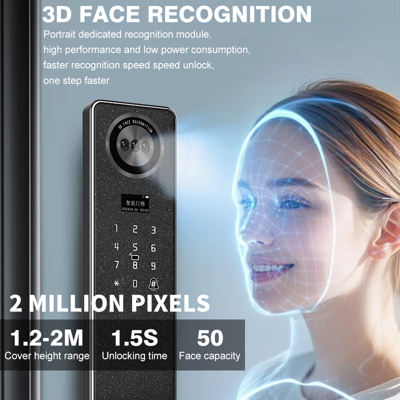 Tuya WiFi Smart Door Lock, Hom - Electronics & Gadgets Charging Gocable 8 In 1 Edc 100W Cable ulasan dan harga
