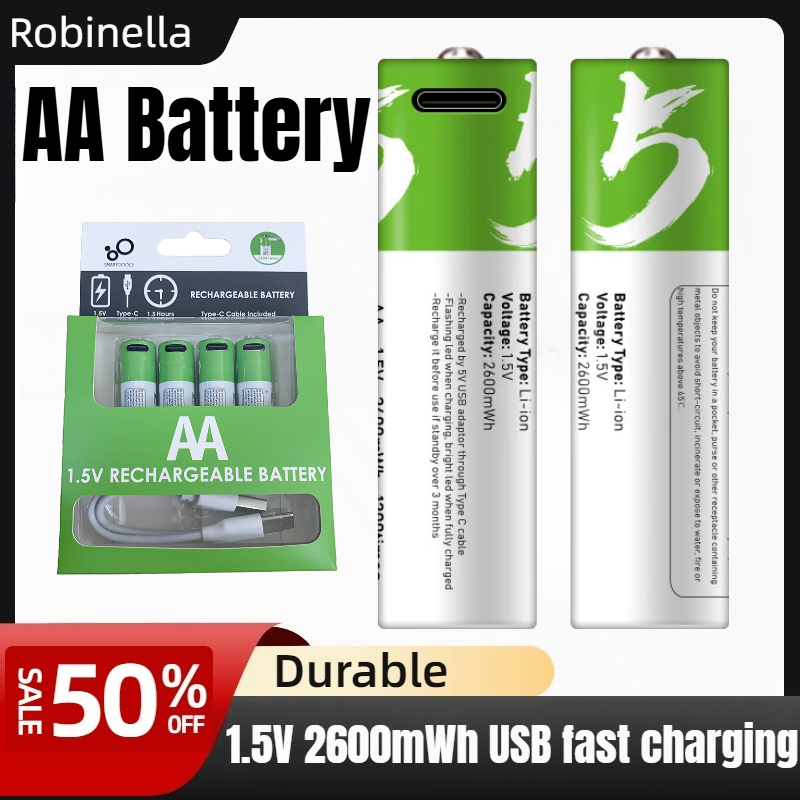 Smart 1.5V AA 2600mWh USB Rech - Modern Electronics Gadgets ulasan dan harga