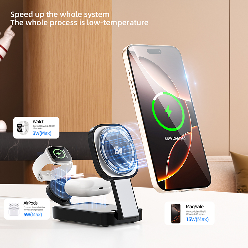 15W Magnetic Wireless Charger  - Magnetic Charging Cable ulasan dan harga