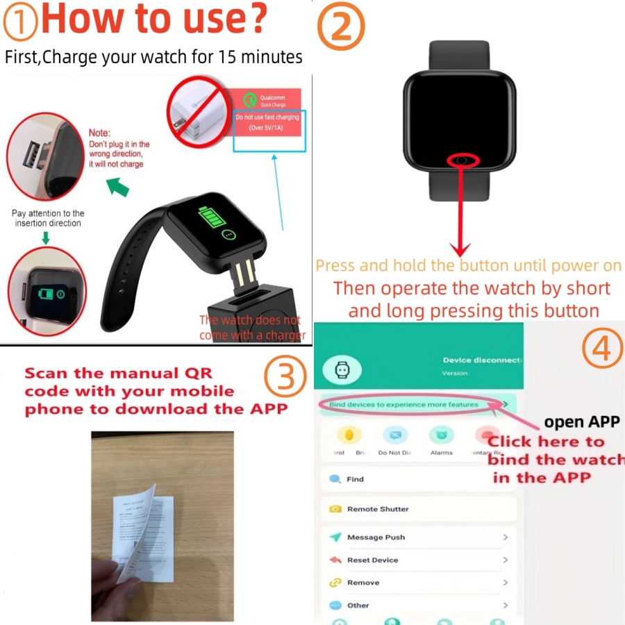 Smart Watch Message Remind Mus - Smart Watch Kids ulasan dan harga