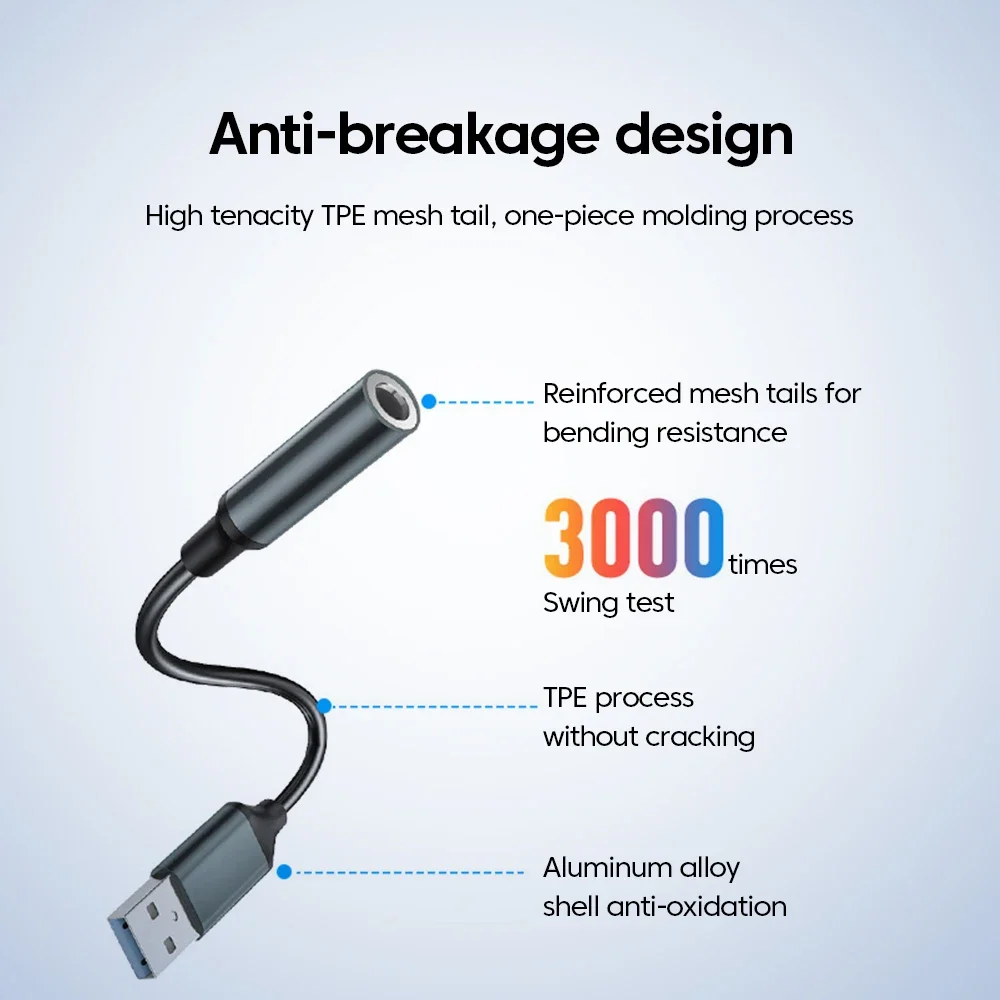 USB to 3.5mm Audio Jack Adapte - Usb Sound Card External ulasan dan harga