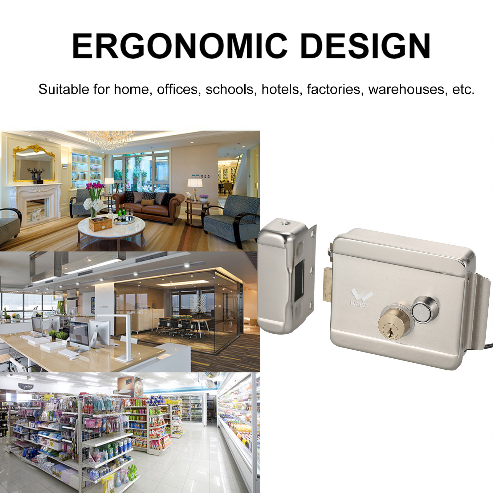 WAFU Smart Electric Gate Door  - Unique Electronics Gadgets ulasan dan harga
