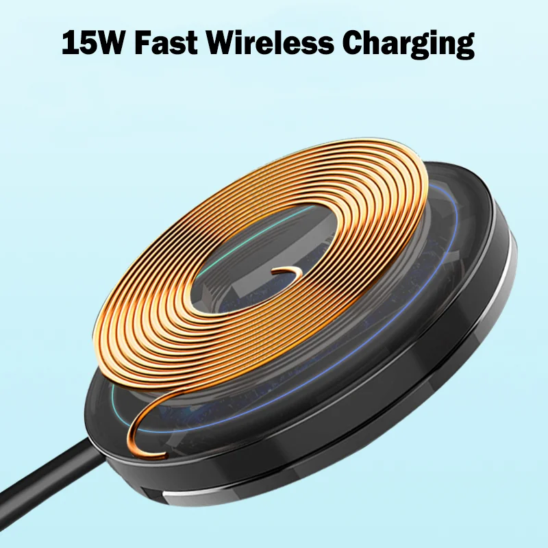 15W Magnetic Wireless Charging - Magnetic Charging Cable ulasan dan harga