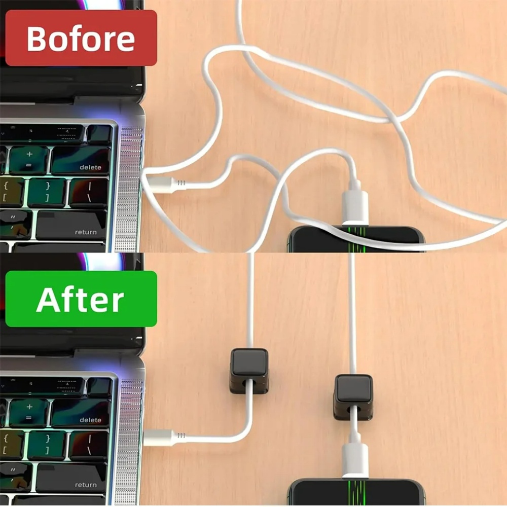 Magnetic Cable Clip Organizer  - Magnetic Charging Cable ulasan dan harga