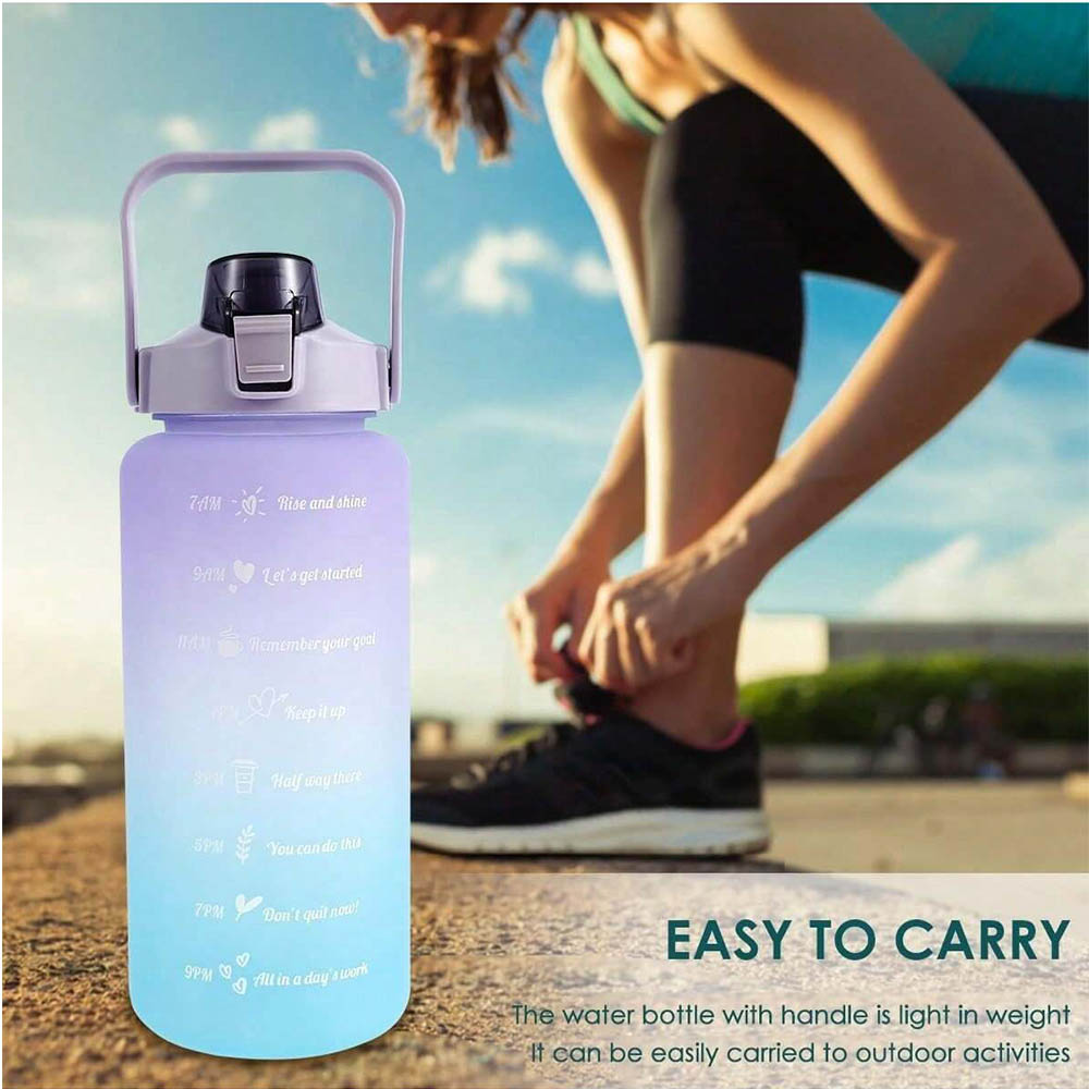 2L Water Bottle Motivational W - Smart Water Bottle Tracker ulasan dan harga