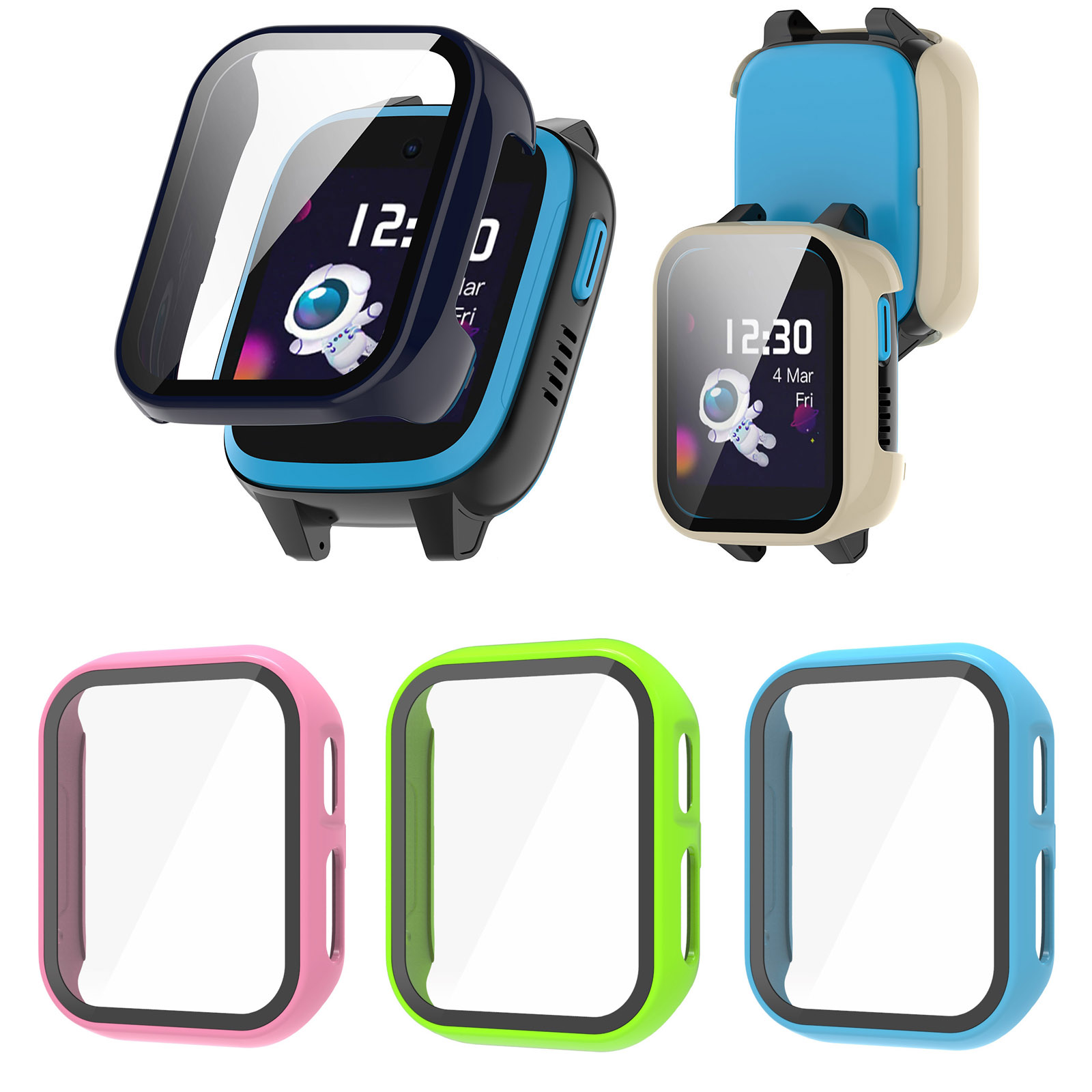 Hard Edge Shell Glass Screen P - Smart Watch Kids ulasan dan harga