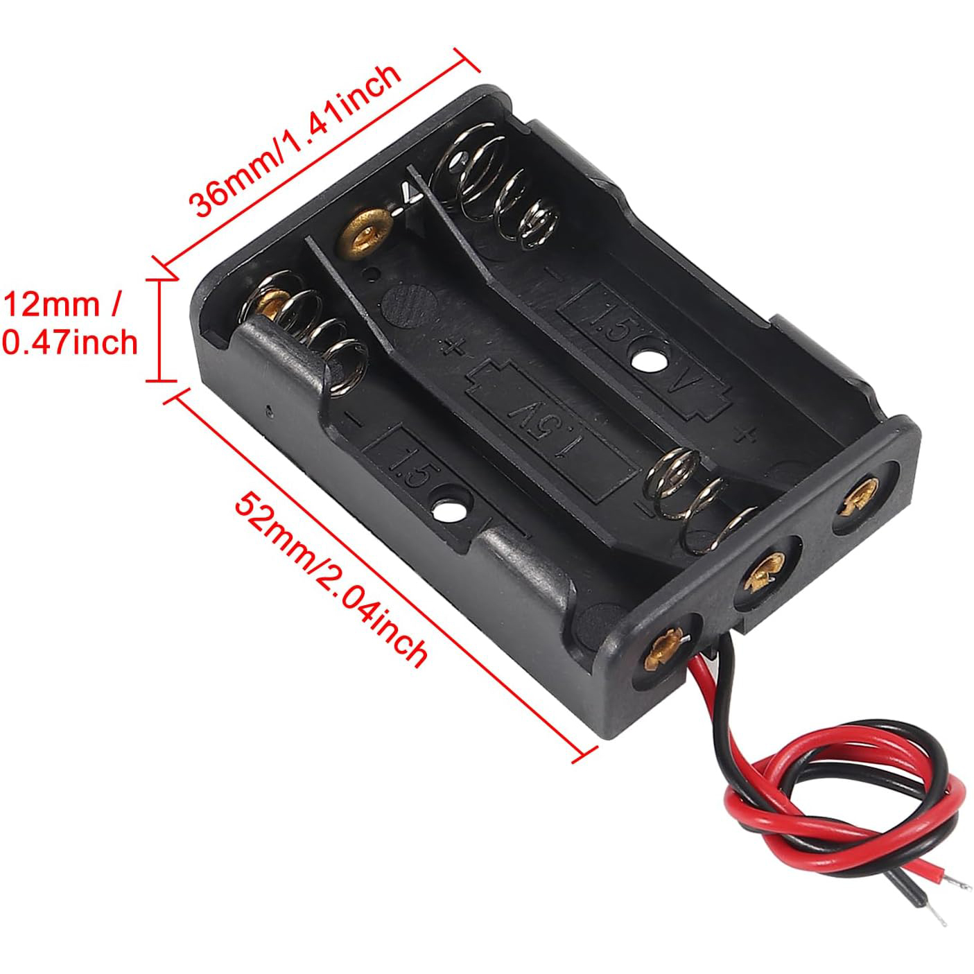 10pcs AAA Battery Holder 3X 1. - Unique Electronics Gadgets ulasan dan harga