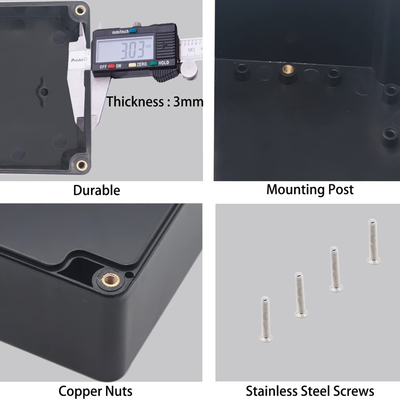 Waterproof Junction Box ABS Pl - Unique Electronics Gadgets ulasan dan harga