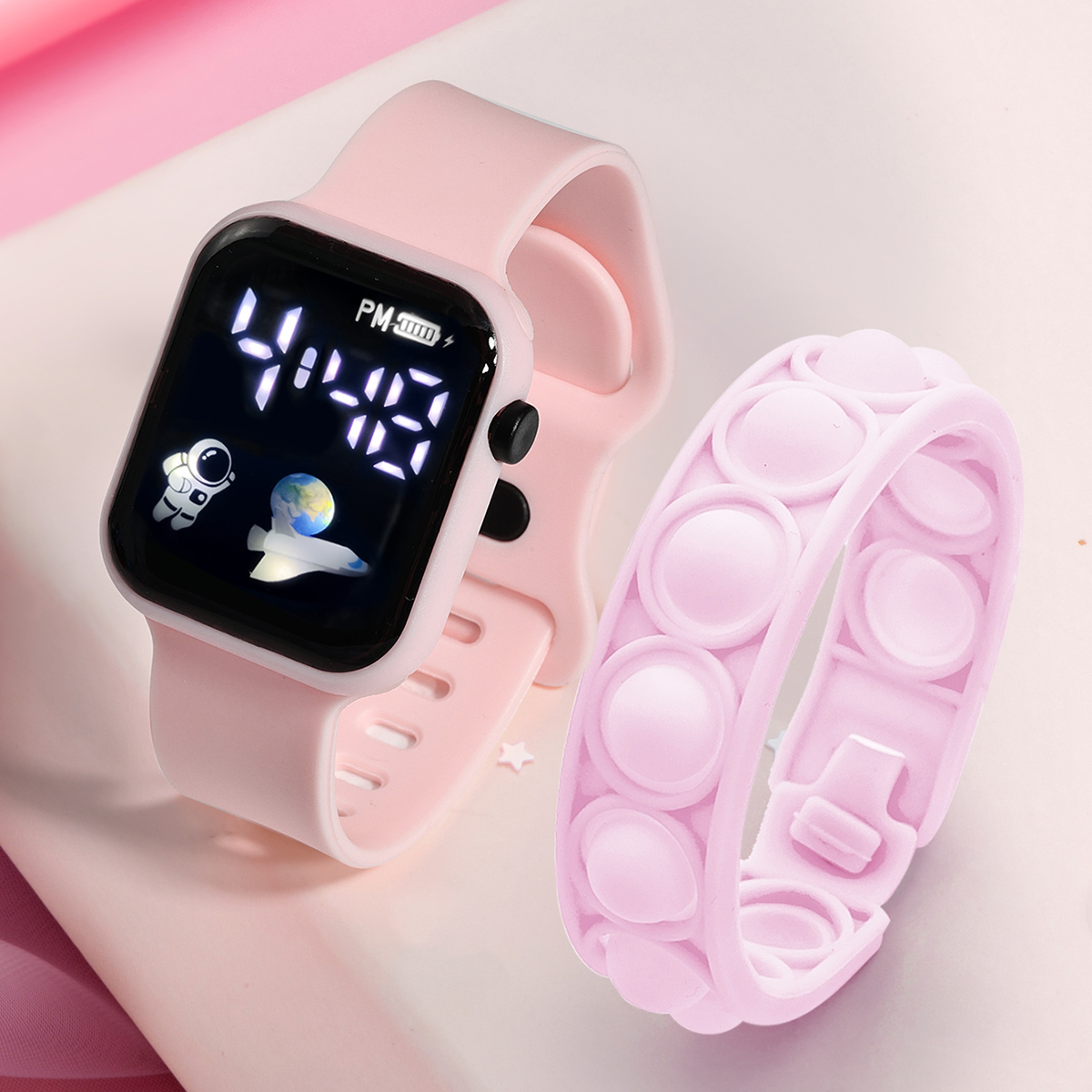 2PCS Children's Smart Watch Br - Smart Watch Kids ulasan dan harga